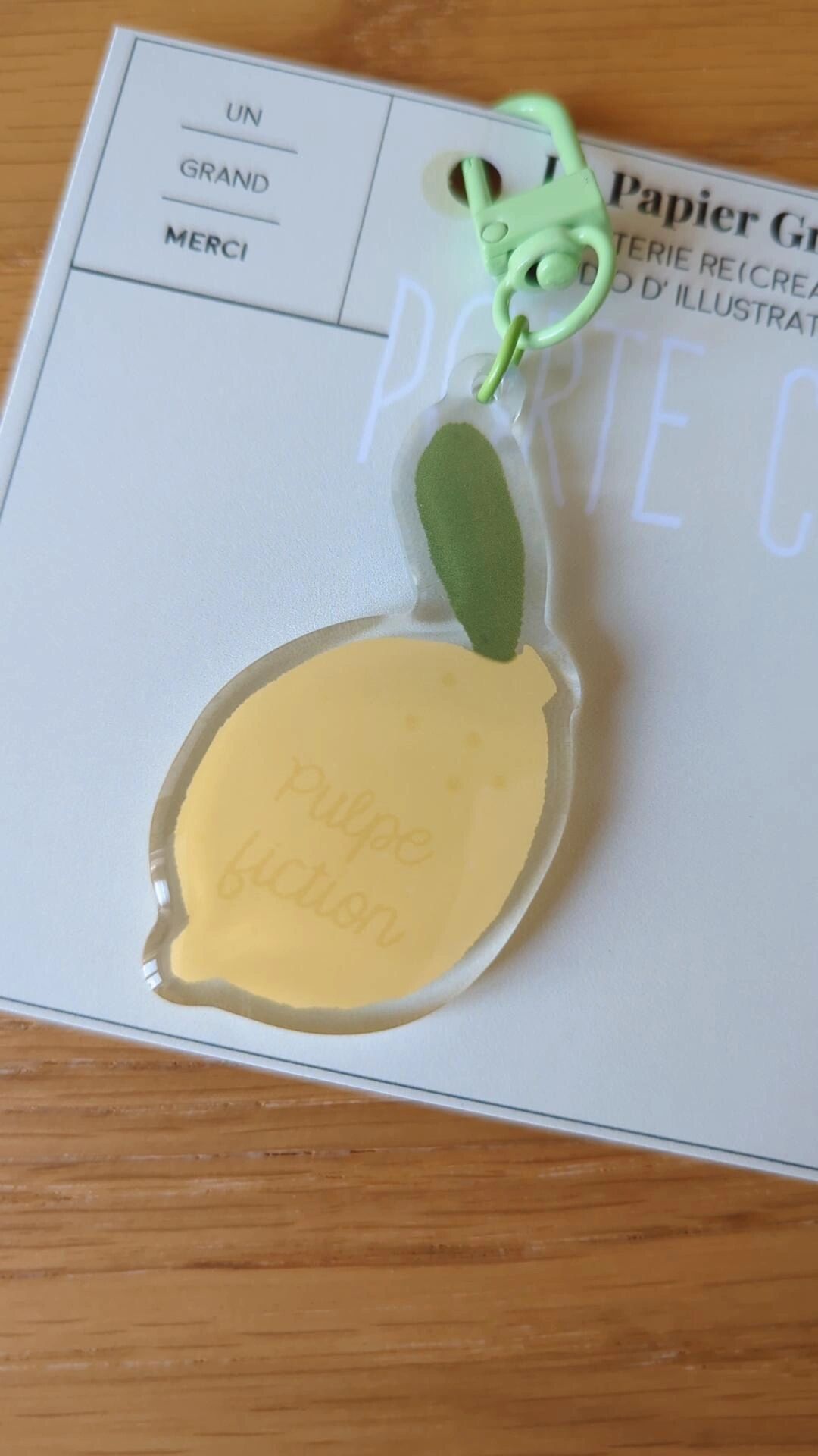 Lemon (Pulpe Fiction) - Keychain
