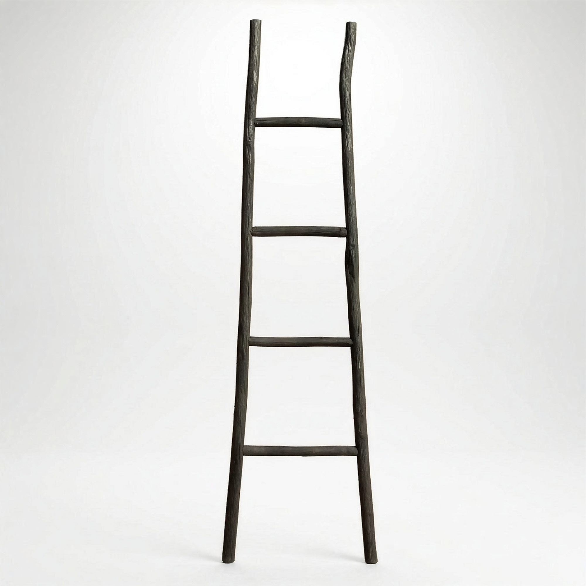 Escalera Grande - Madera de Kemu - 1,5 m - Negra - Estilo japonés