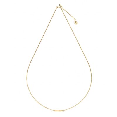 Little Bar of Strength - Neck - Vermeil Gold