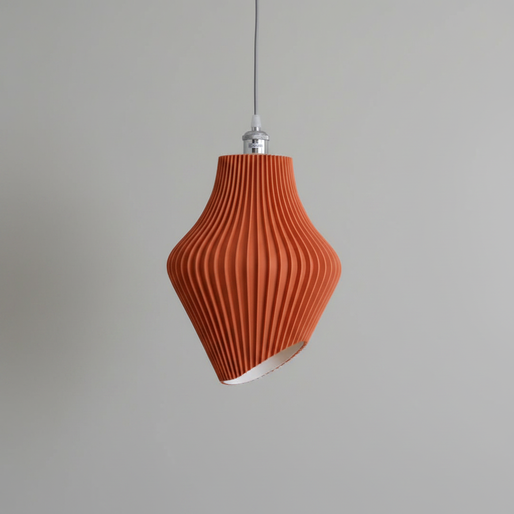 Lunis Lampshade | Moon-Shaped Design | Calming Light | E27 Pendant Lamp