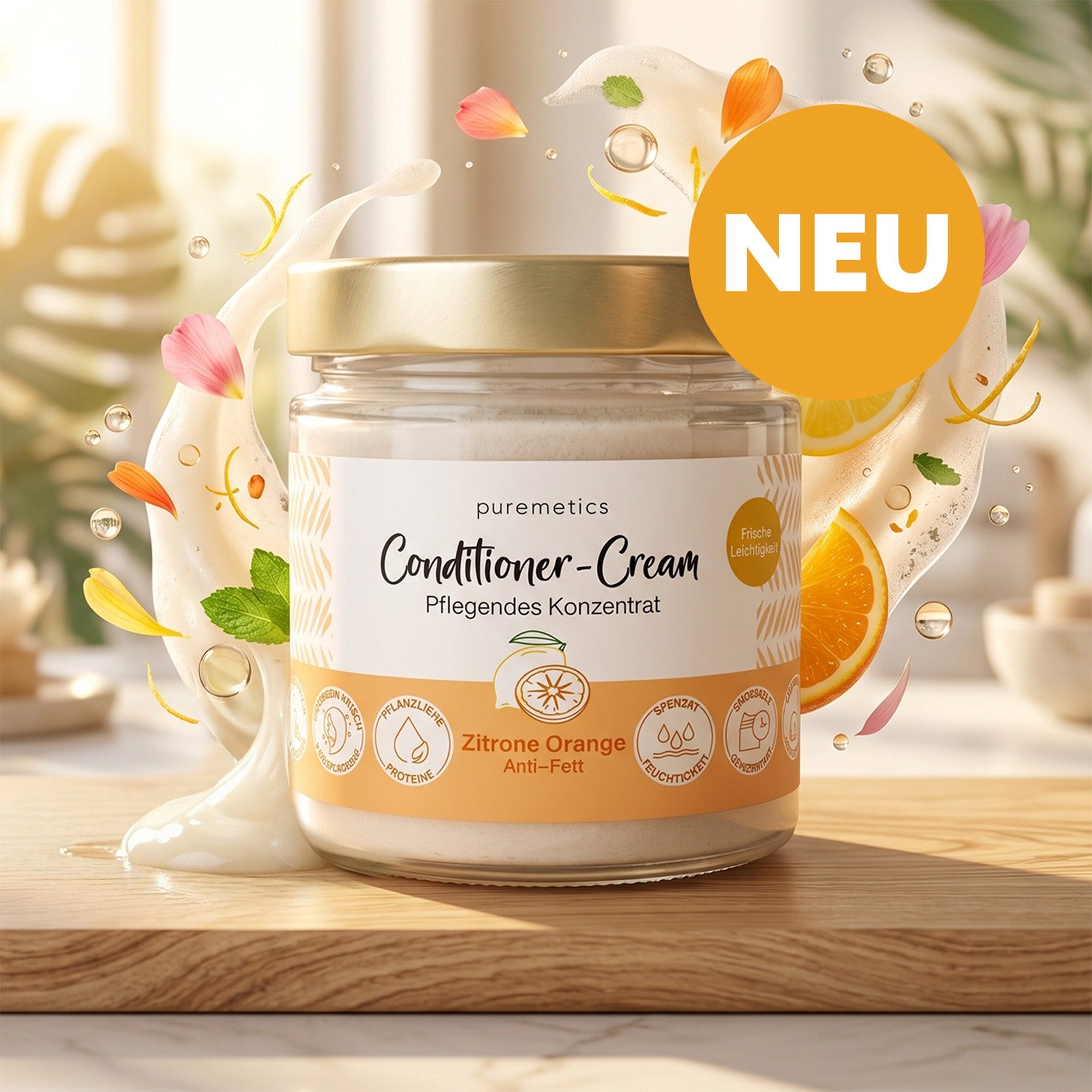 Anti-Fett Conditioner-Cream ‘Zitrone Orange‘