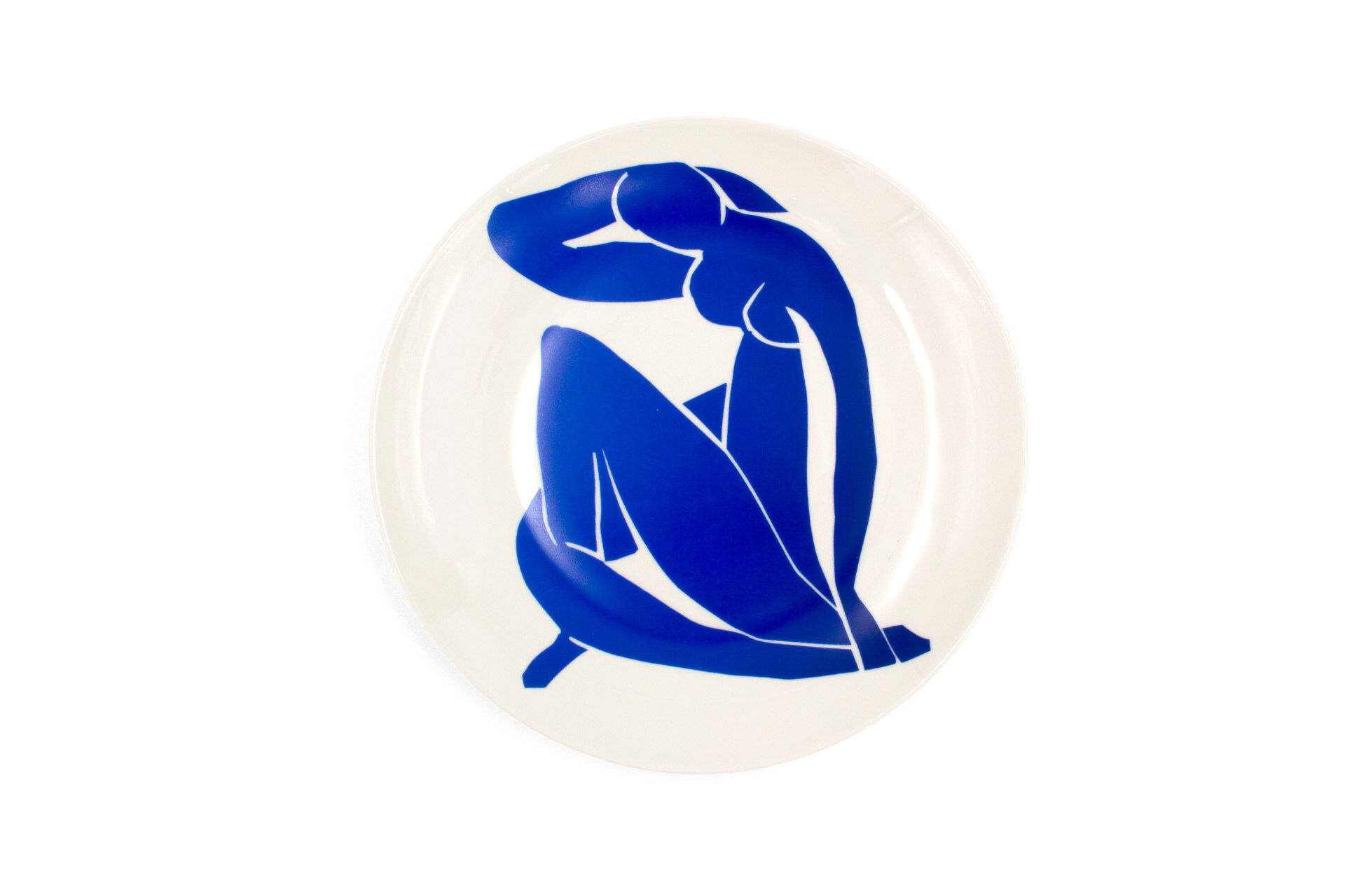 Porcelain Decorative Plate - Diameter 20 cm - Blue Nude - Henri Matisse