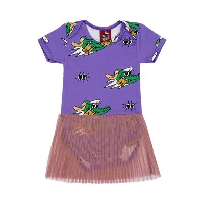 Tuille Skirt Body Golden Gator Purple