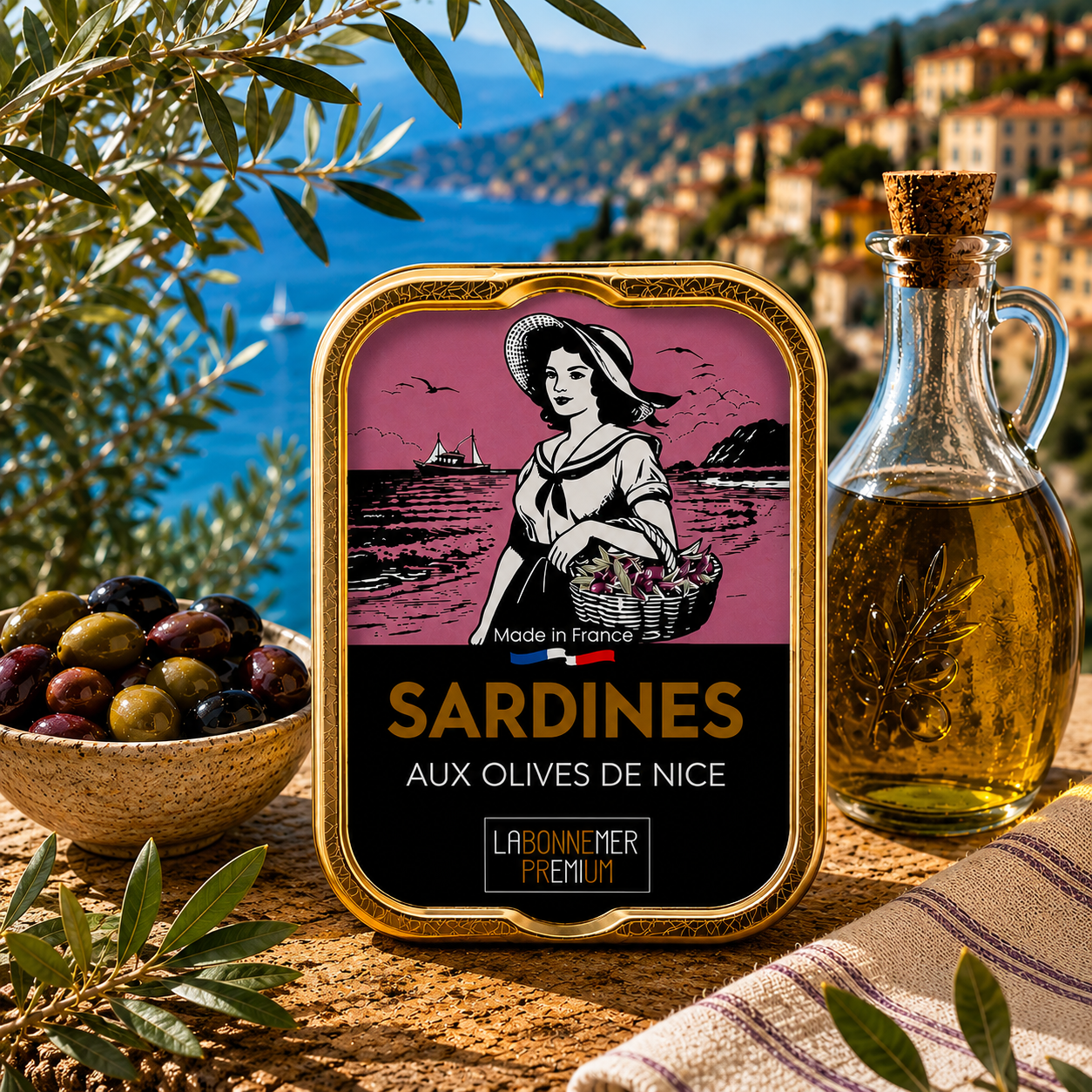 SARDINES WITH OLIVES FROM NICE
