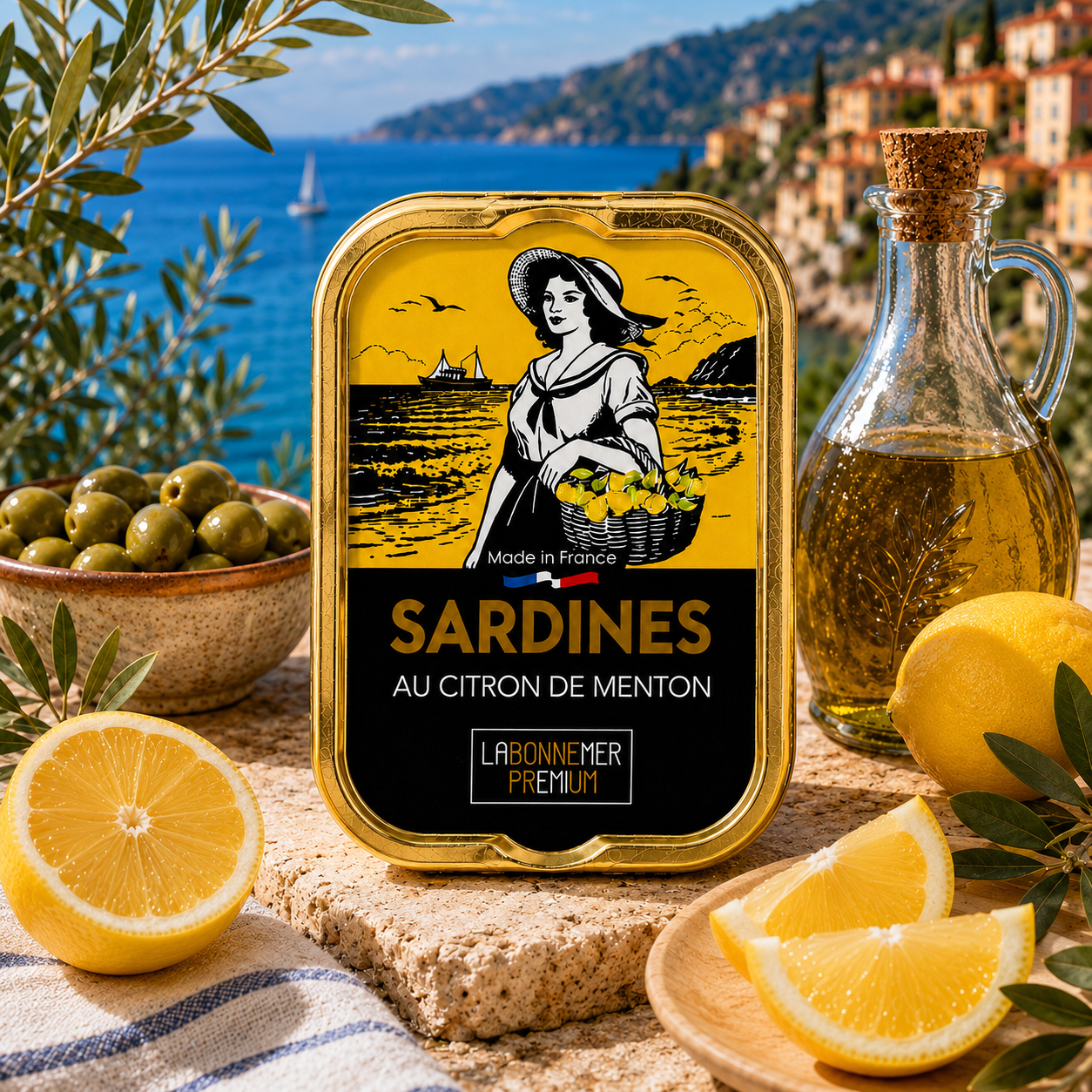 SARDINES WITH MENTON LEMON