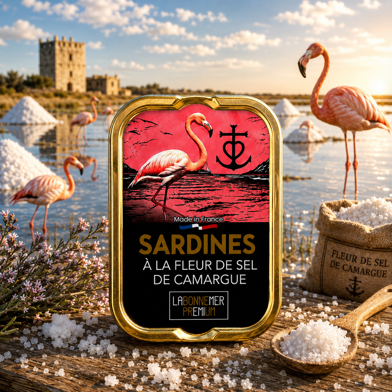SARDINES WITH CAMARGUE SEA SALT