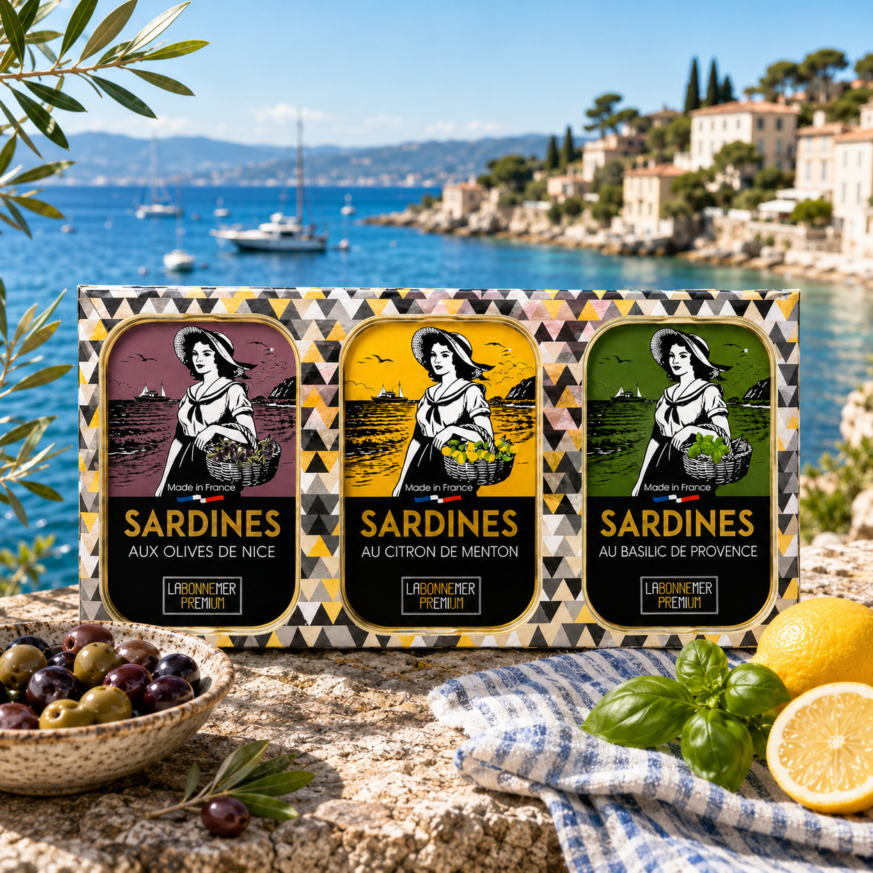 SARDINE GIFT SET 'THE FLAVORS OF THE RIVIERA'