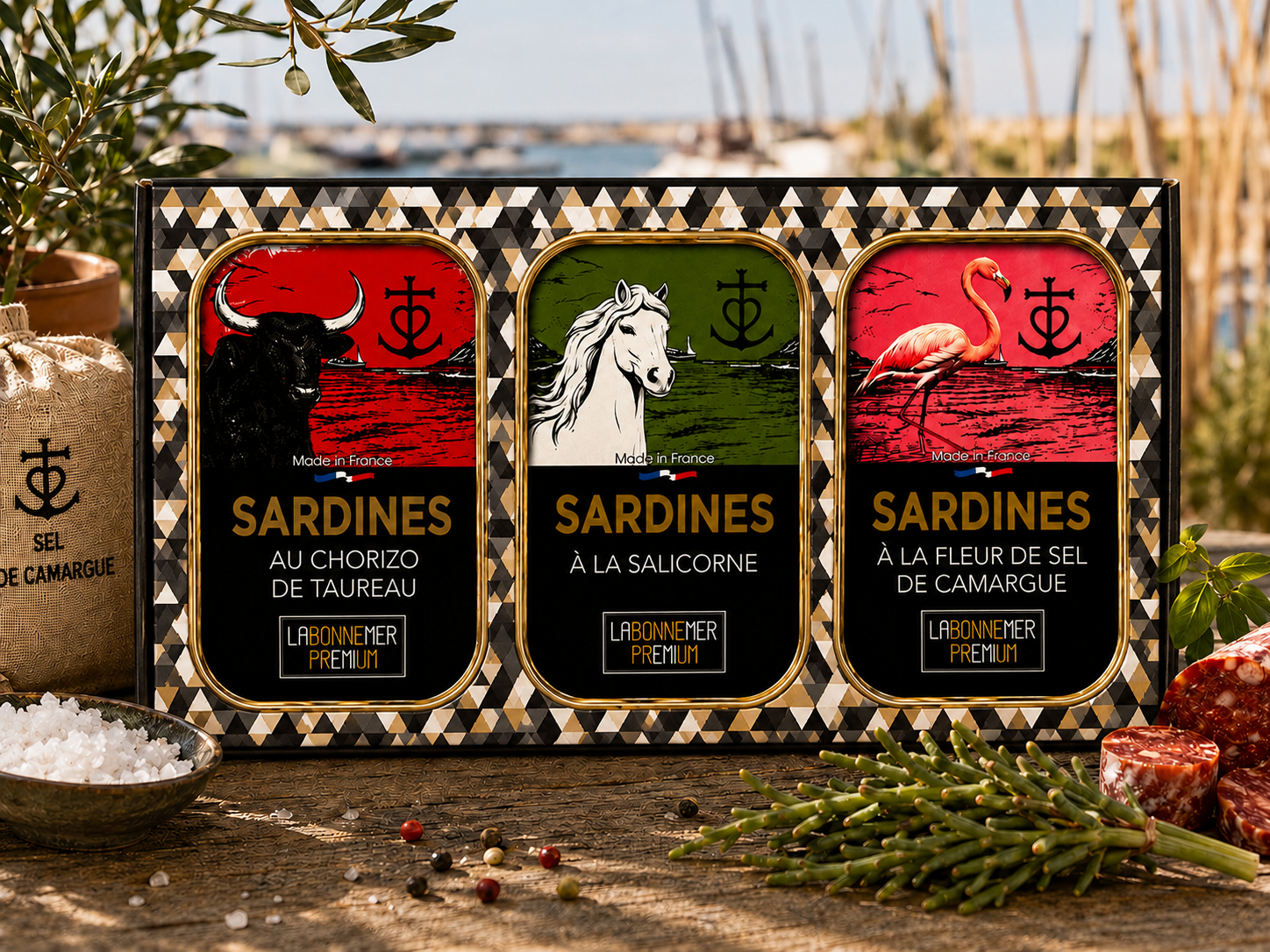 SARDINE GIFT BOX "THE FLAVORS OF CAMARGUE"