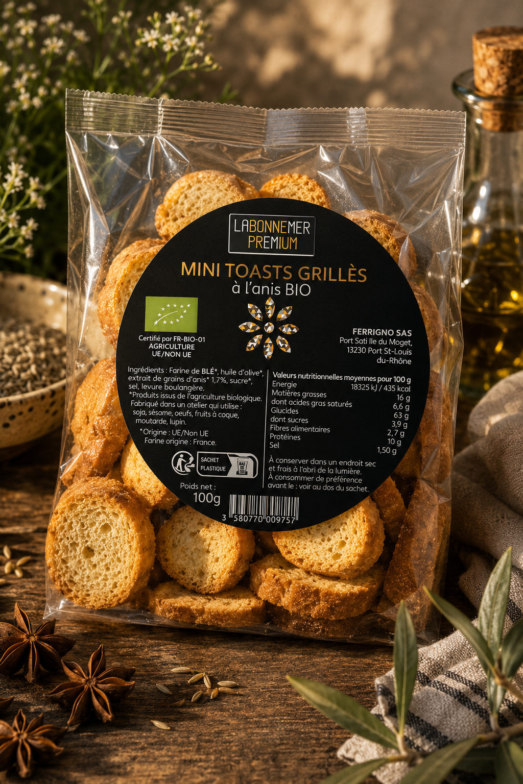 ORGANIC ANISE CROUTONS