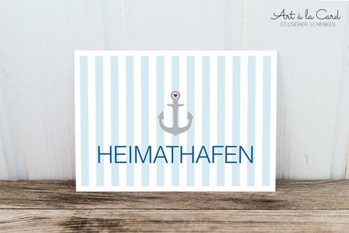 Postkarte: Heimathafen