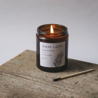 Tobacco & Oak Single Wick Candle