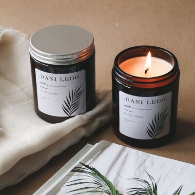 Rosewood & Coconut Single Wick Candle