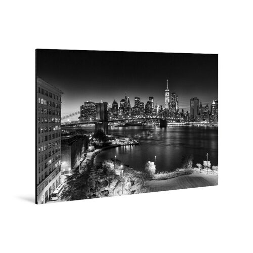Dibond 20 x 30 cm - Lower Manhattan, New-York City
