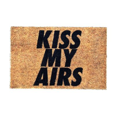 Fußmatte aus Kokosfaser - Kiss My Airs - Natur - 60x40cm