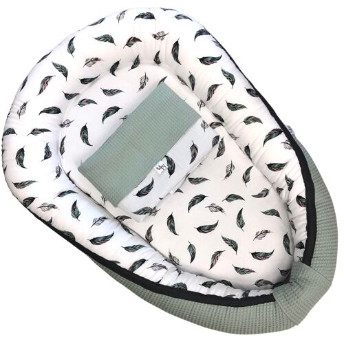 Babynest YUMA veren mint