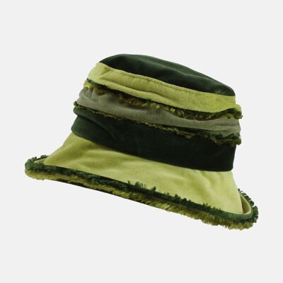 Sombrero de terciopelo esponjoso de Bright Greens