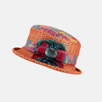 Chapeau Vintage à Petit Bord 1