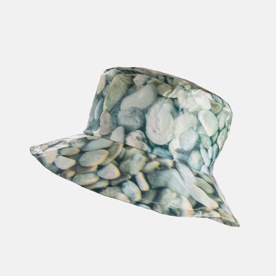 Wasserdichter Hut mit großer Krempe - Kieselsteine