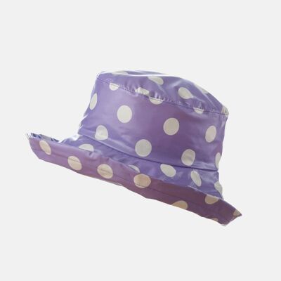 Sombrero de ala ancha impermeable - Lila