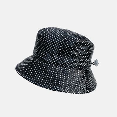Confezione di cappelli a macchie impermeabili - Nero
