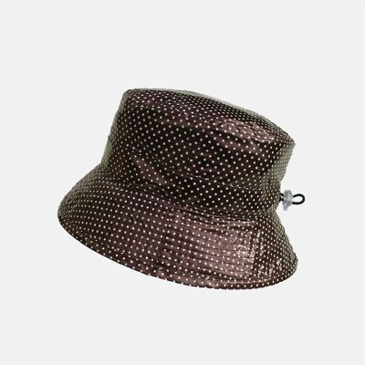 Paquete de sombreros impermeables con manchas - Marrón