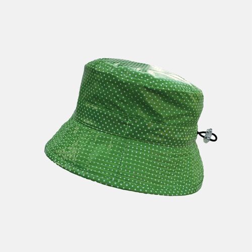 Waterproof Spotty Hat Pack - Lime