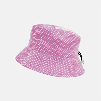 Waterproof Spotty Hat Pack - Pale Pink