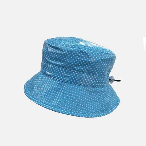 Waterproof Spotty Hat Pack - Sky Blue
