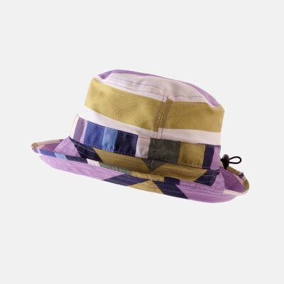 Pack Chapeau Imperméable Rayé - Violet