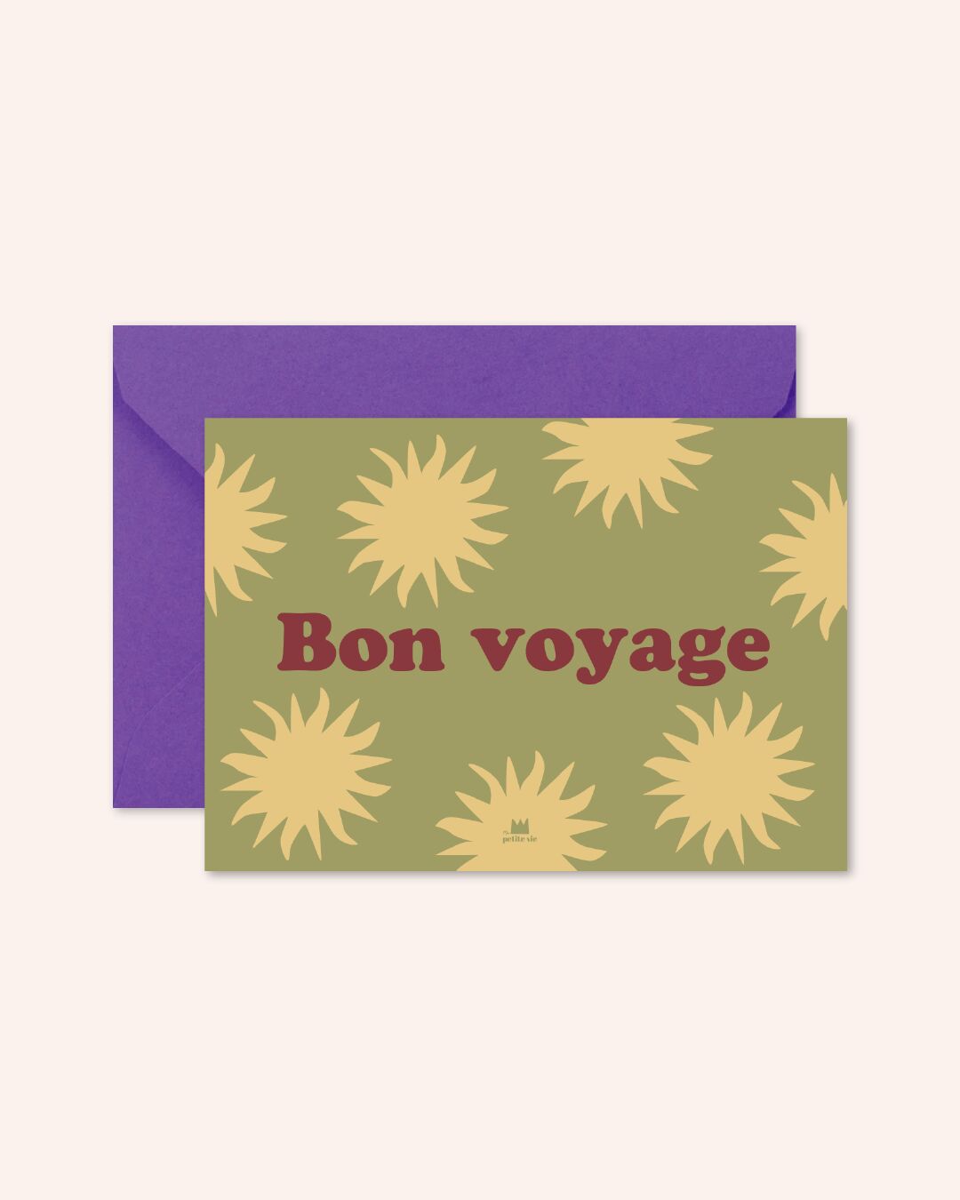 Carte lifestyle - Bon voyage (avec enveloppe)