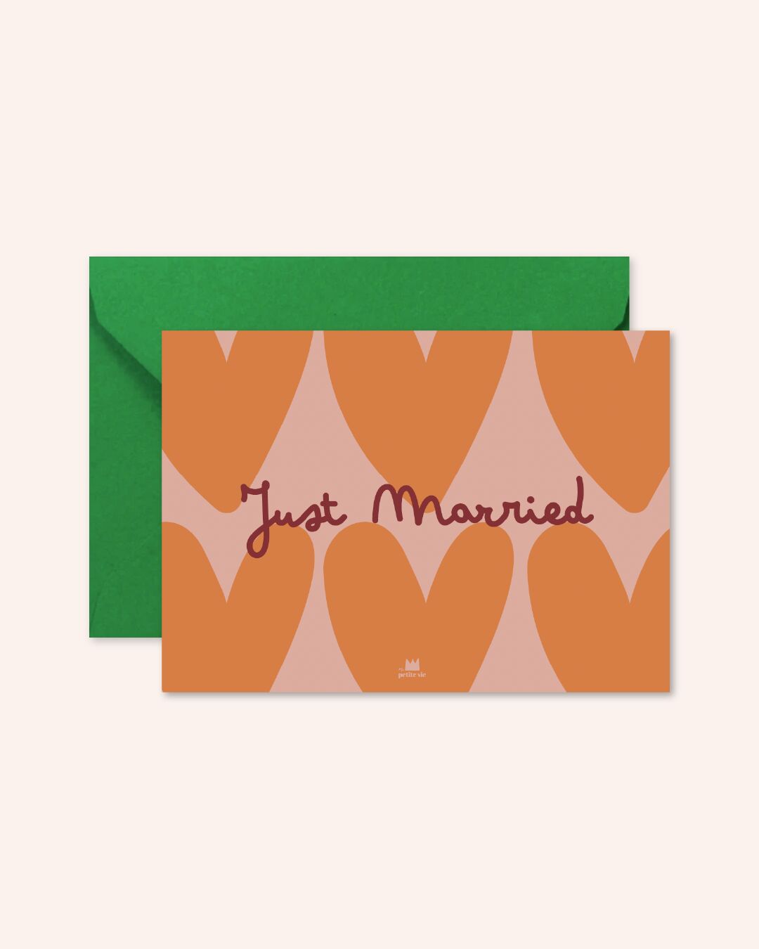 Carte lifestyle - Just married (avec enveloppe)