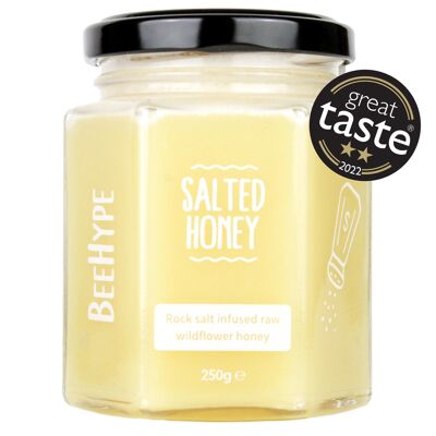Miele salato - Alternativa spalmabile al caramello salato senza | Senza allergeni, olio di palma e grassi; Calorie inferiori