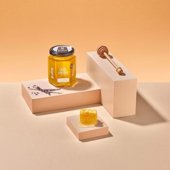 Miel brut de lavande somptueux - Miel gastronomique naturellement fabriqué par les abeilles 3