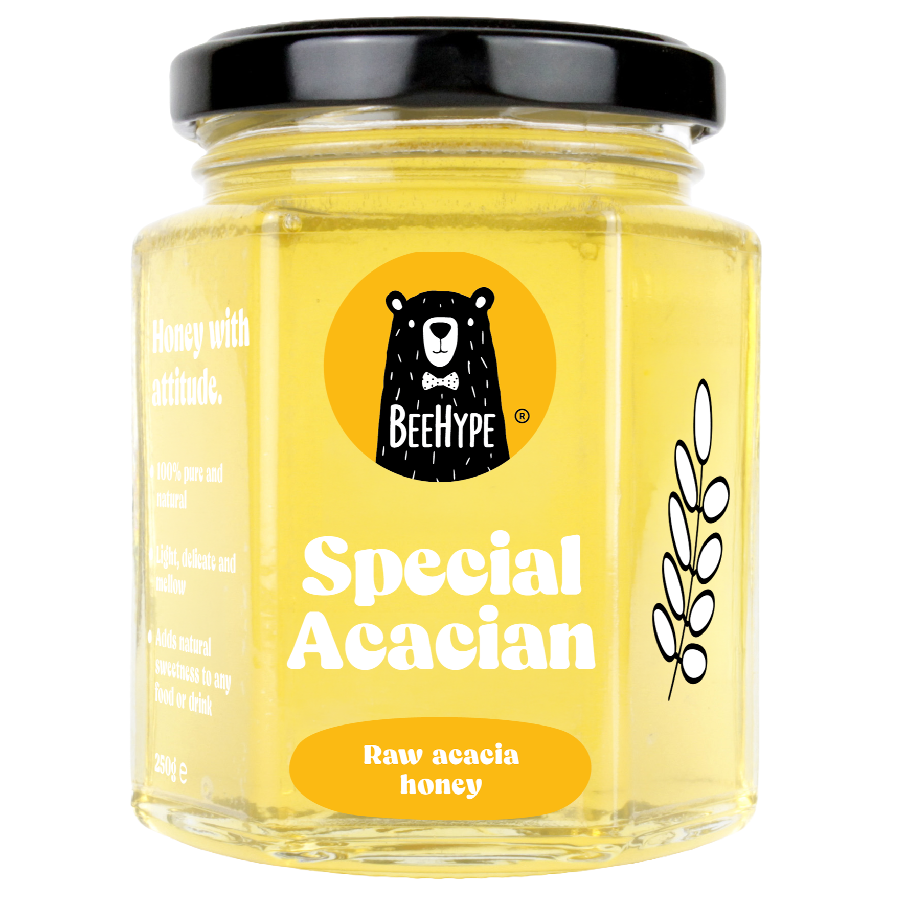 Special Acacian - 100% Pure & Vibrant Raw Acacia Honey, Luxury Raw Bee Honey