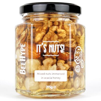 It's nuts! - Raw Nuts Preserved In Honey | Great For Charcuterie & Cheese Boards