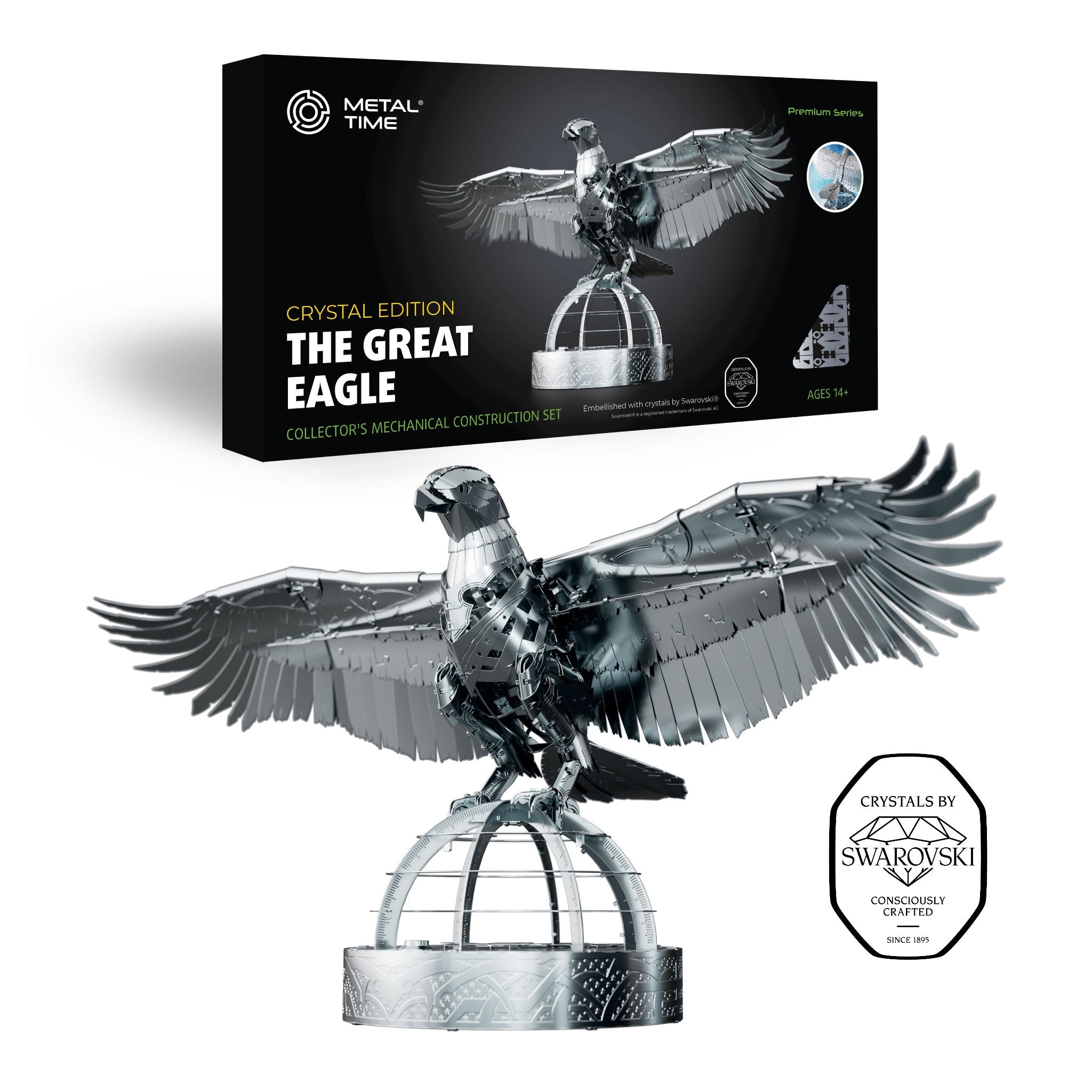 La Gran Águila Armadura Plateada Edición Cristal
