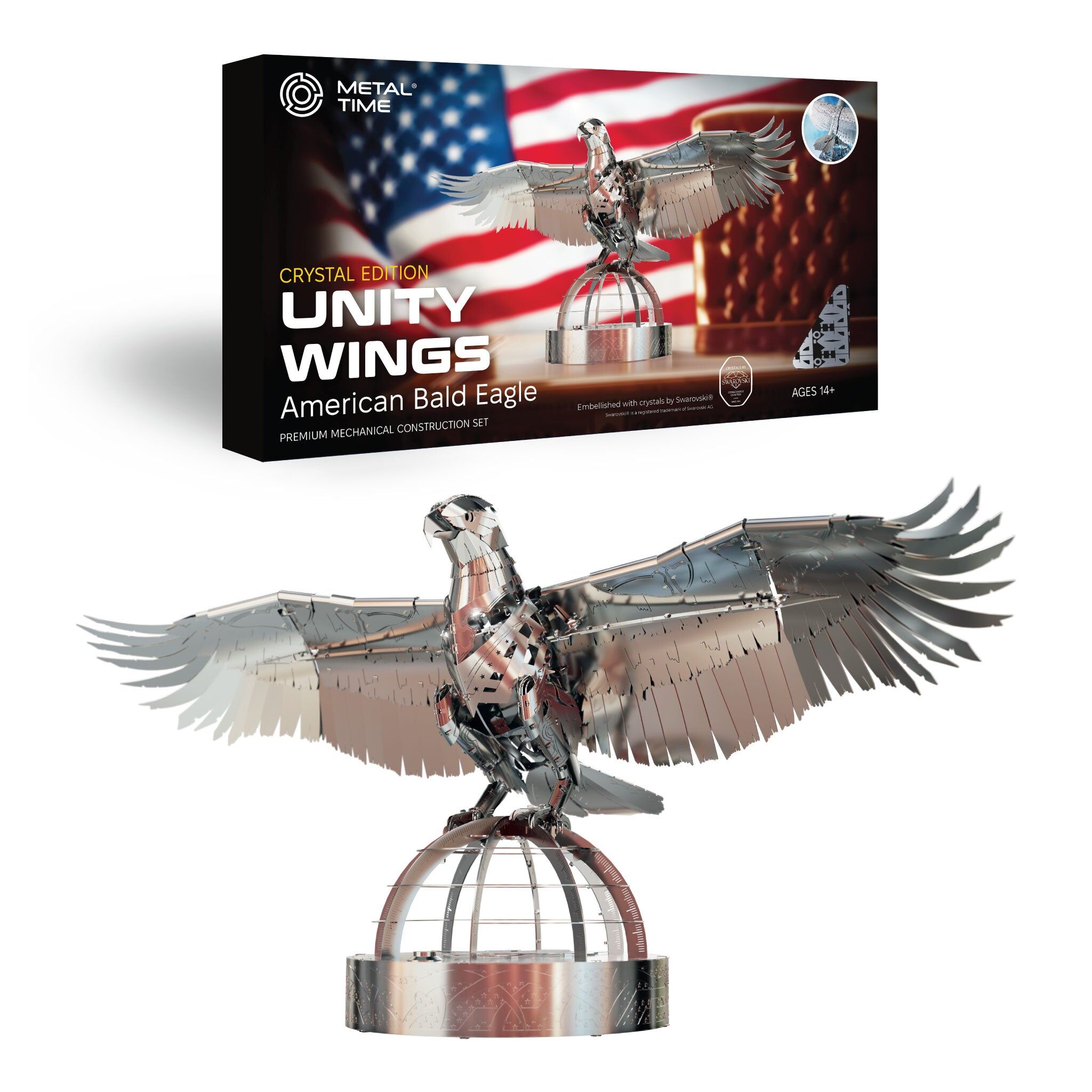 Armadura plateada Unity Wings Edición Cristal