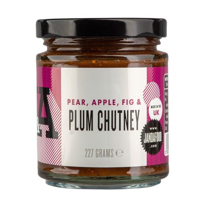 Pear, Apple, Fig & Plum Chutney, 210g | Accompaniment for cheese|