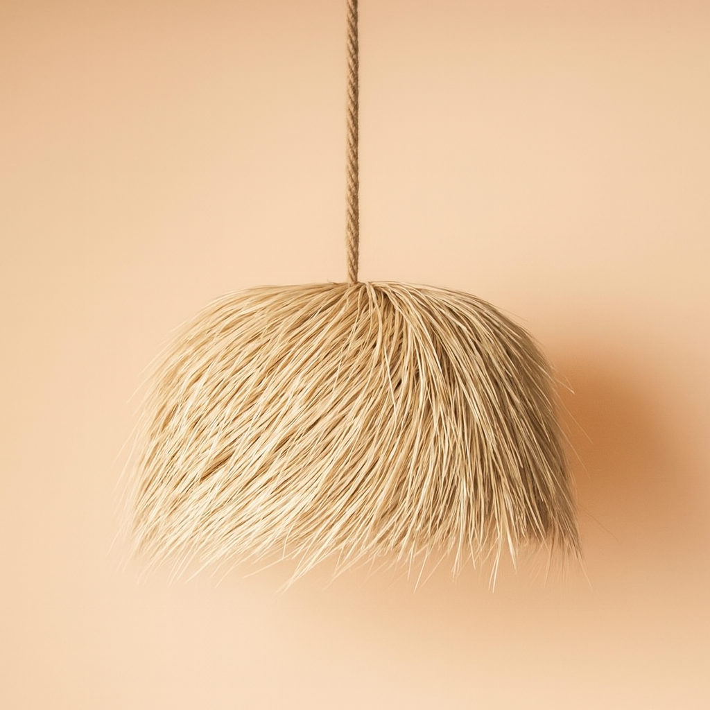Suspension luminaire en fibre de palmier Coco 30 cm