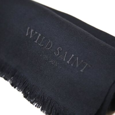 BLACK Lightweight 100% Cashmere Scarf