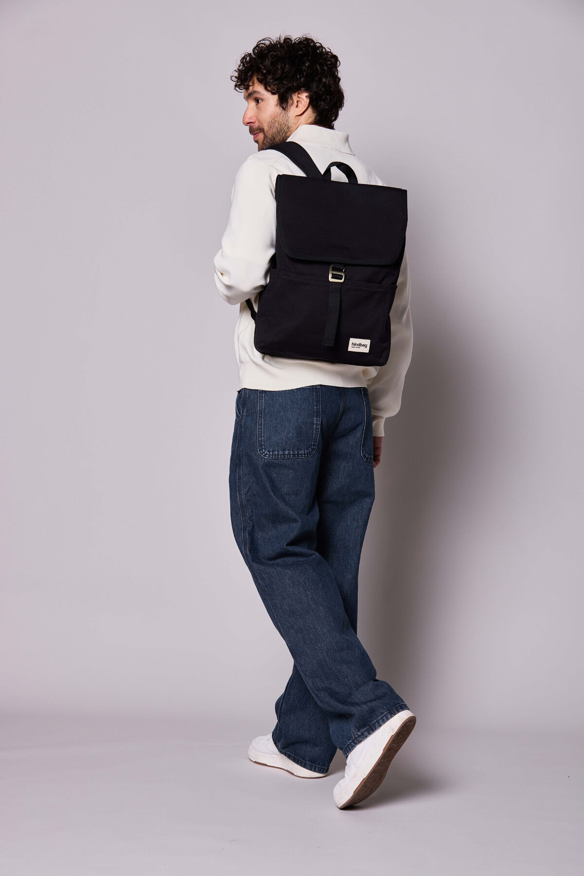 GUSTAVE BLACK BACKPACK