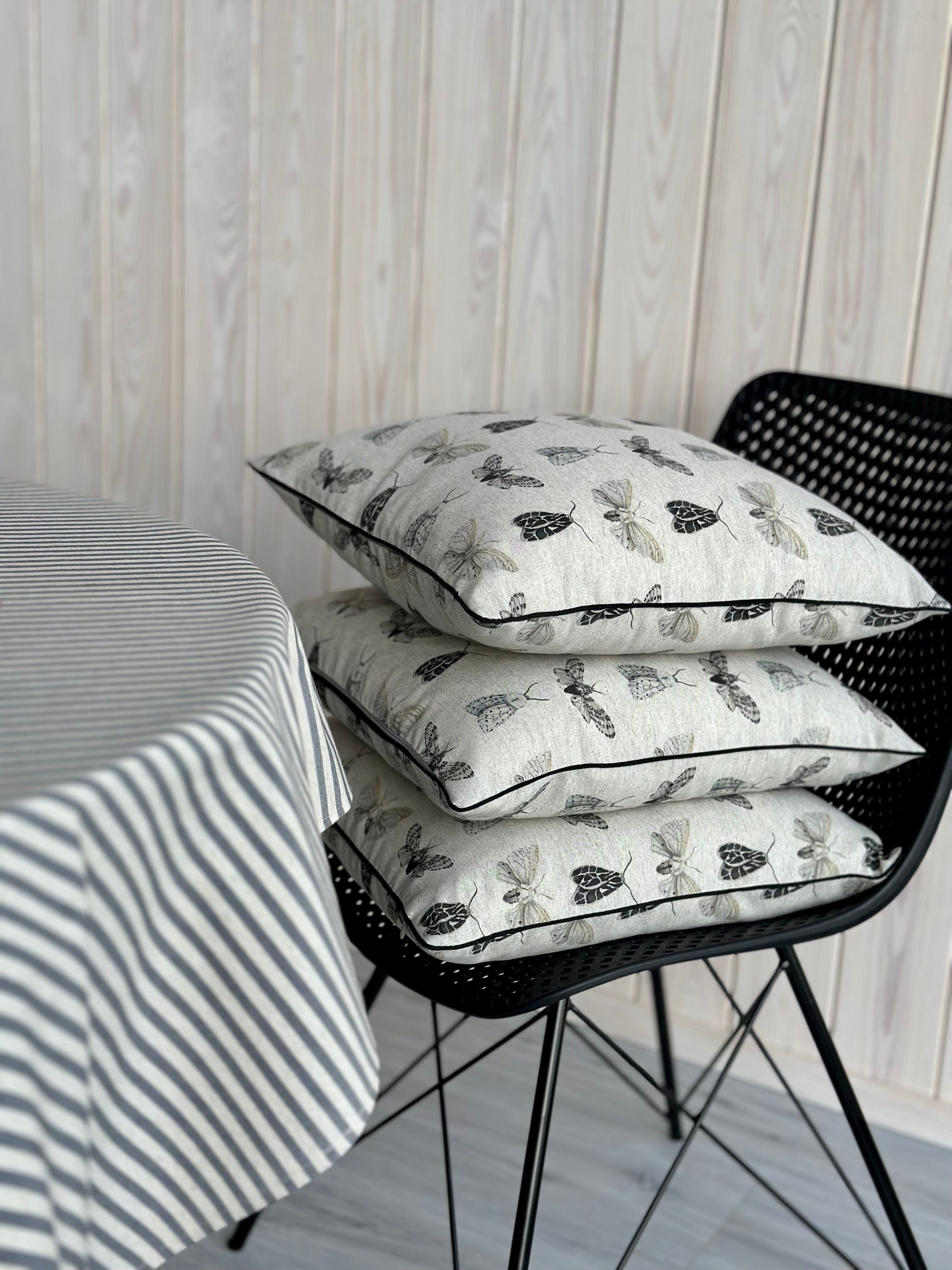 Funda de almohada de 45x45 cm, tejido reciclado | Nord Wings