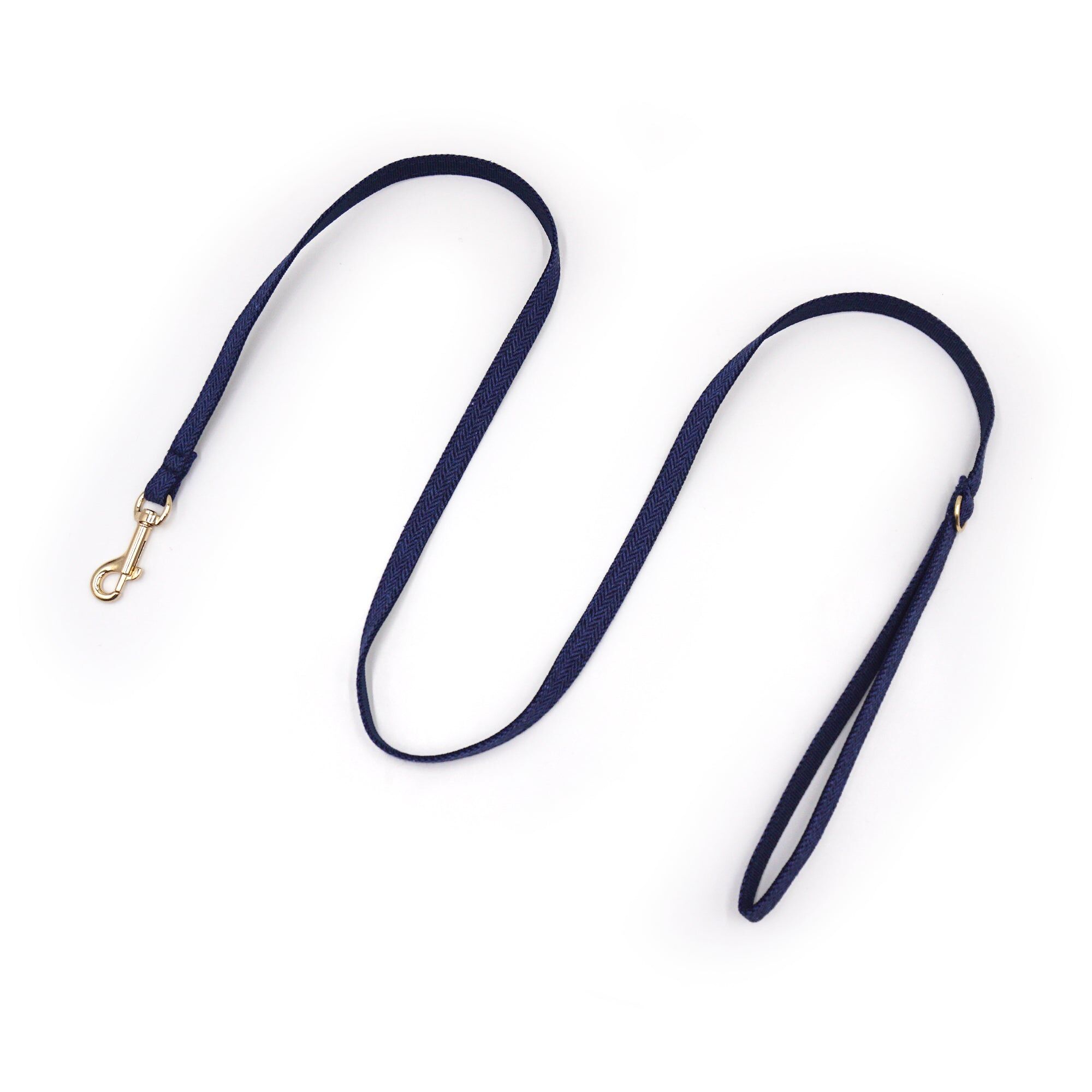 Marineblaue Chevron-Leine für Katzen und Kätzchen
