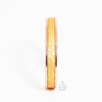 Bracelet fin en laiton galvanisé - SERPENT GOLD 1
