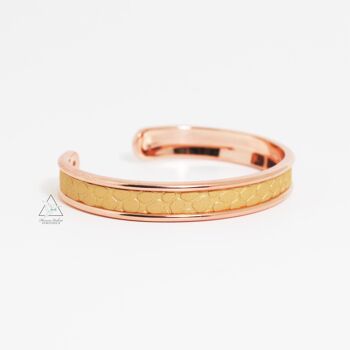 Bracelet fin en laiton galvanisé - SERPENT GOLD 2
