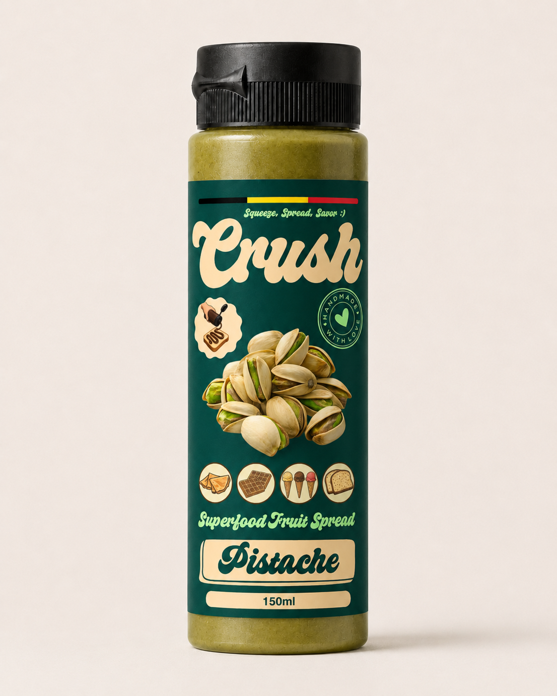 Nappage - Saveur Pistache - 150ml - Squeeze plastique