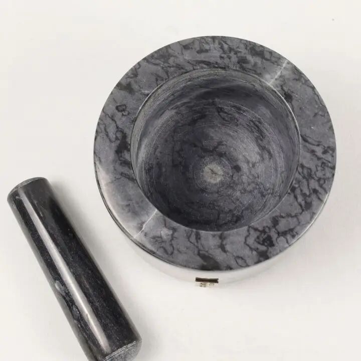 Marble Mortar and Pestle – Dark Lagoon Luxury Kitchenware