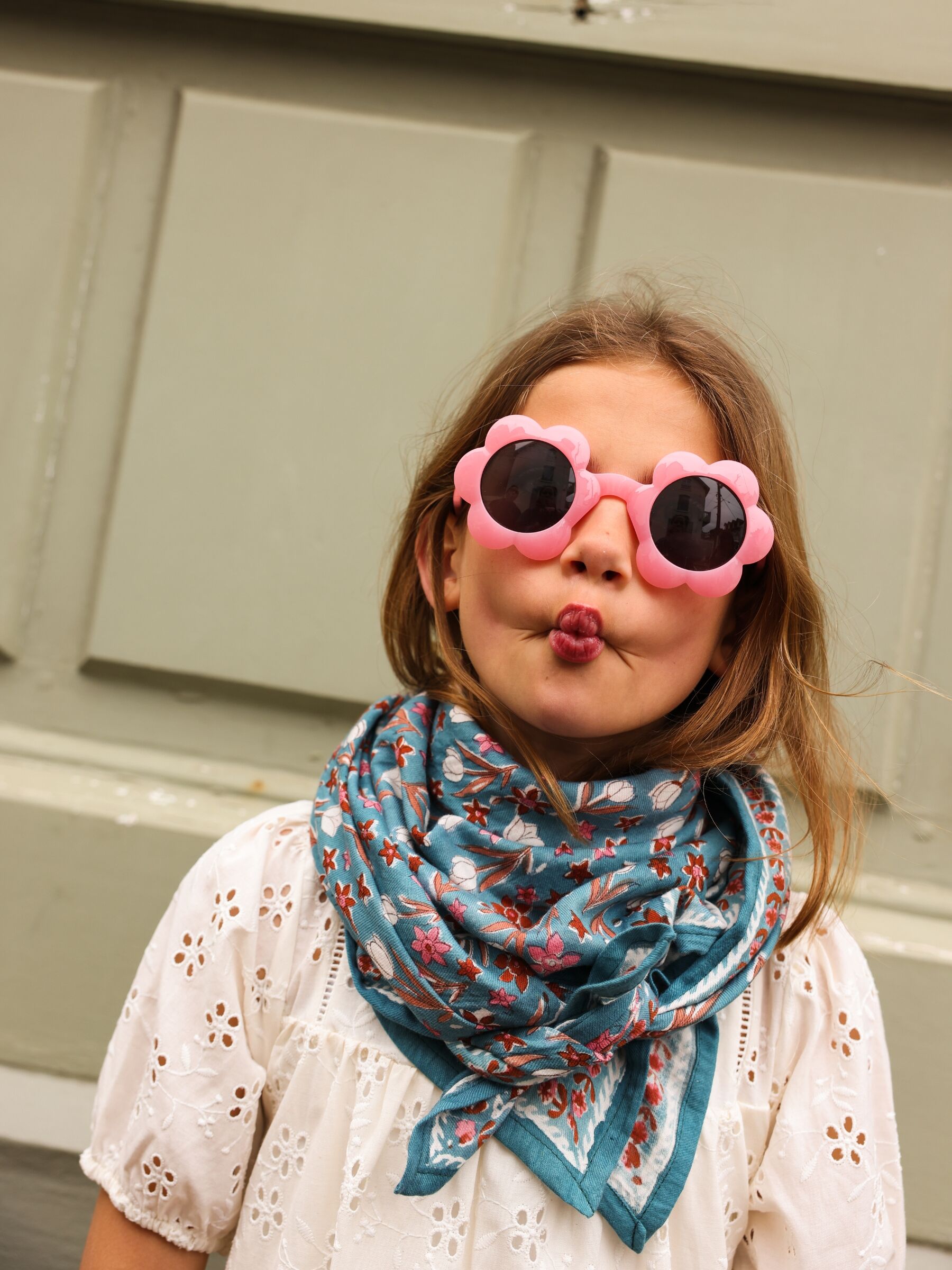 Foulard adulte Bombay Bleu