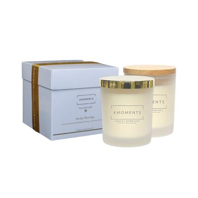 Sunday morning scented candle 70ml golden lid