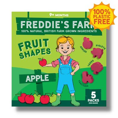 Freddie's Farm Fruit Shapes - Multipack Mela__Mela / 5 x 20g